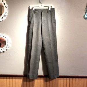 Boys Grey Dress Adjustable Pants